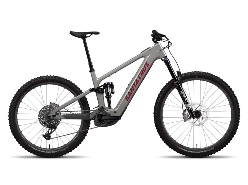 Santa Cruz Vala MX C S Electric Mountain Bike Gloss Grey