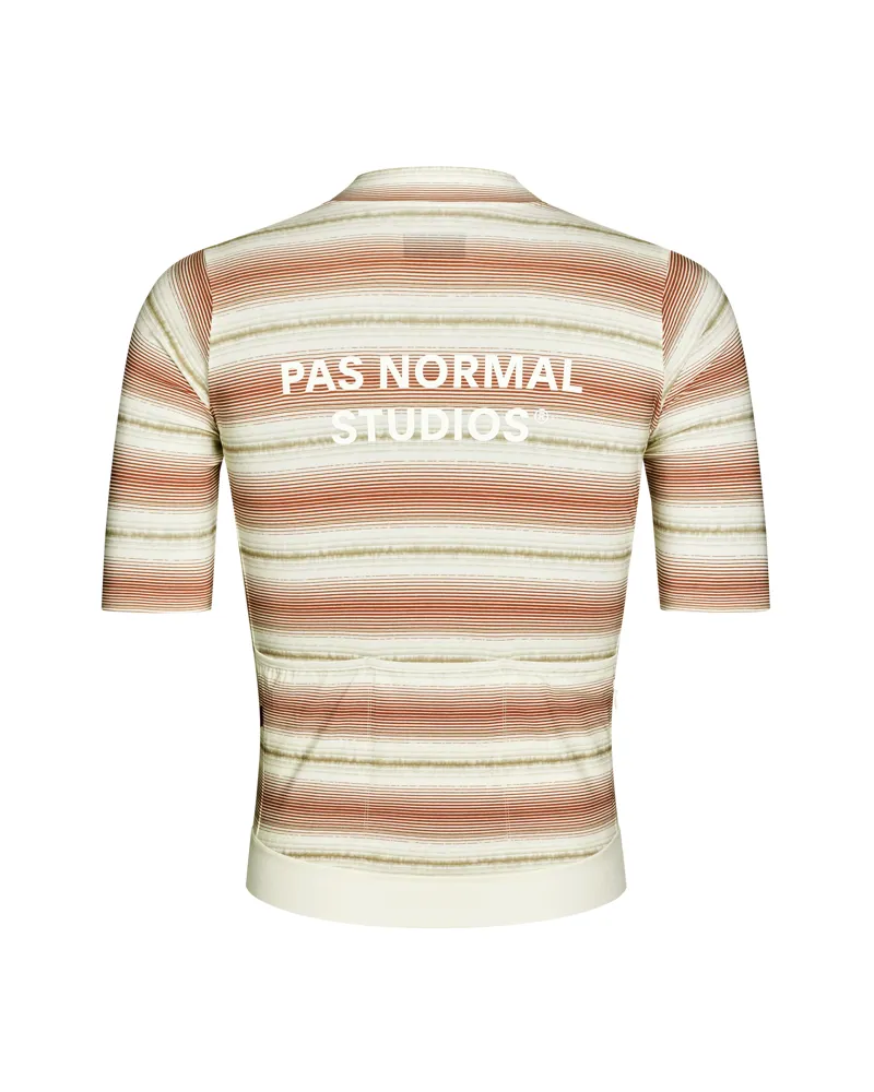 Pas Normal Studios Essential Jersey - Off White Stripe-1