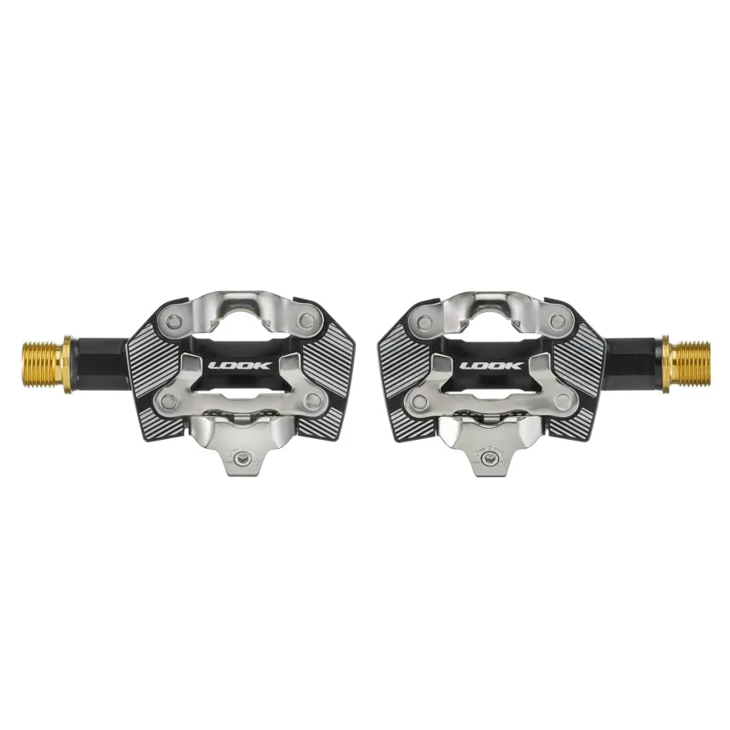 LOOK X-One G Ti SPD Gravel Pedals: size-4