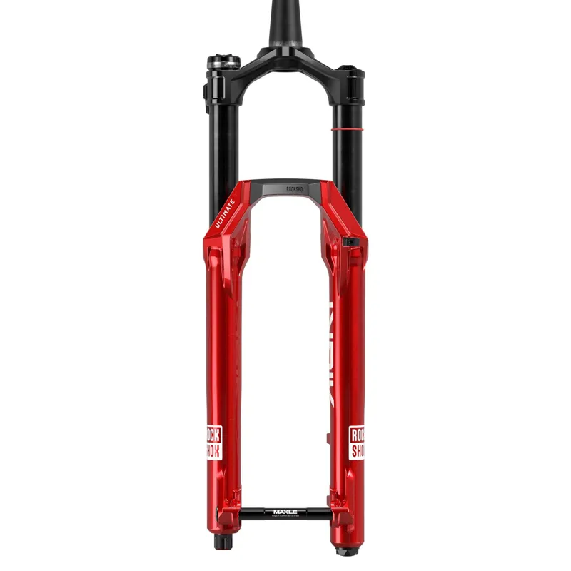 RockShox Fork Lyrik Ultimate Flight Attendant - 29 E1: ELECTRIC RED 160mm-2