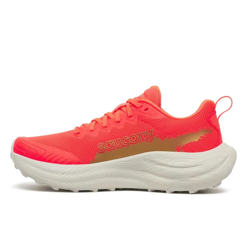 Saucony Ride TR3 - Women's Shoes - Vizired/Gold-2