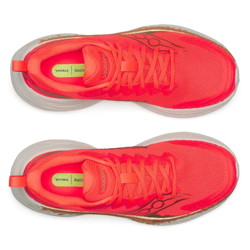 Saucony Ride TR3 - Women's Shoes - Vizired/Gold-4
