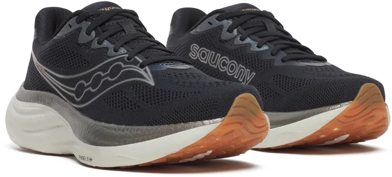 Saucony Ride 19 - Men's Shoe - Black/Pewter