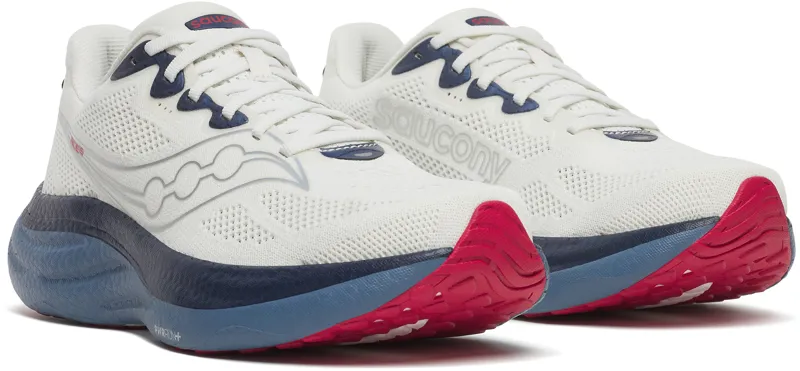 Saucony Ride 19 - Men's Shoe - Ivory/Storm