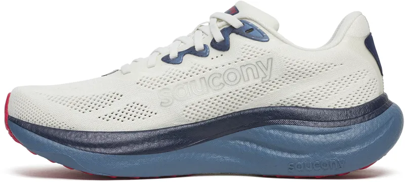 Saucony Ride 19 - Men's Shoe - Ivory/Storm-4