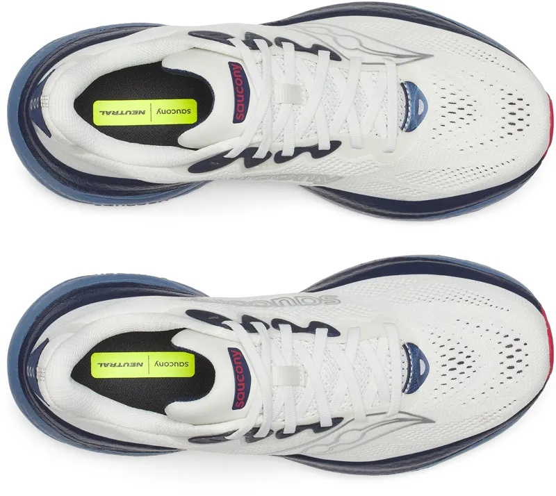 Saucony Ride 19 - Men's Shoe - Ivory/Storm-2