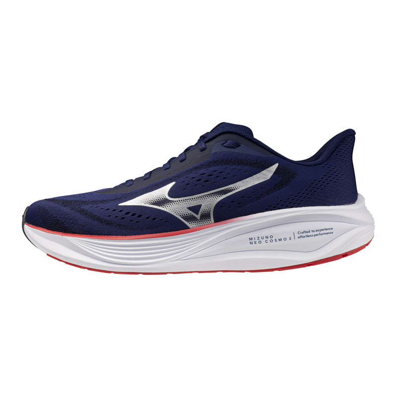 Mizuno Neo Cosmo 2 - Men's Shoe - Beacon Blue/Silver/ Tomato Pure-5