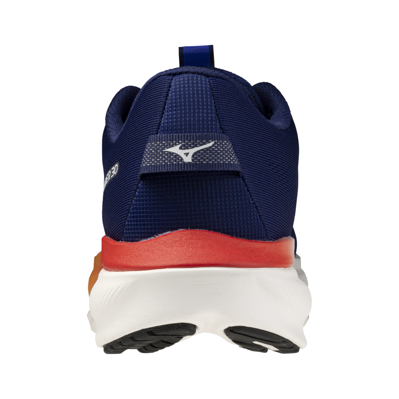 Mizuno Wave Rider 30 - Men's Shoe - Beacon Blue/White/Artisan's Gold-4