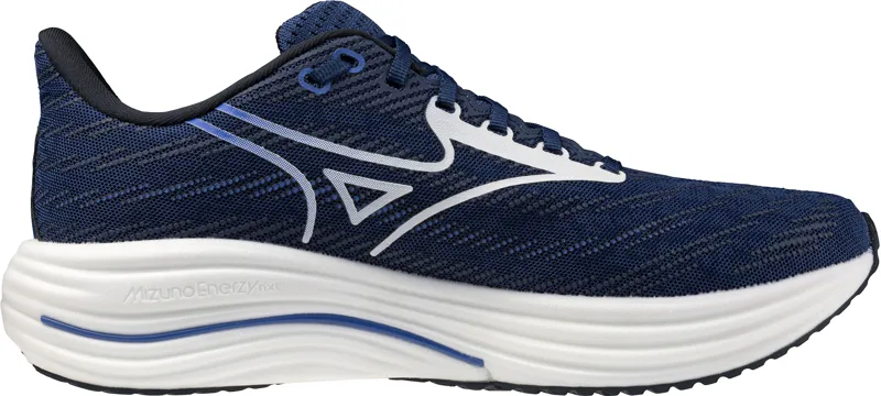 Mizuno Wave Rider 29 - Men's Shoes - Estate Blue/White/Lightning