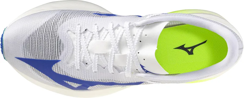Mizuno Hyperwarp Pro - Unisex - White/Lightning Yellow/Daz Blue-3