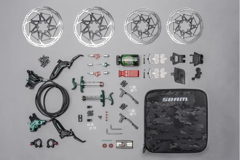 Sram Motive Ultimate Stealth Black Teal Splatter Expert kit-1
