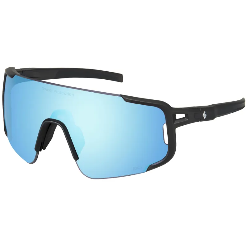 Sweet Ronin RIG Reflect Sunglasses: CRYSTAL BLACK RIG AQUAMARINE one size