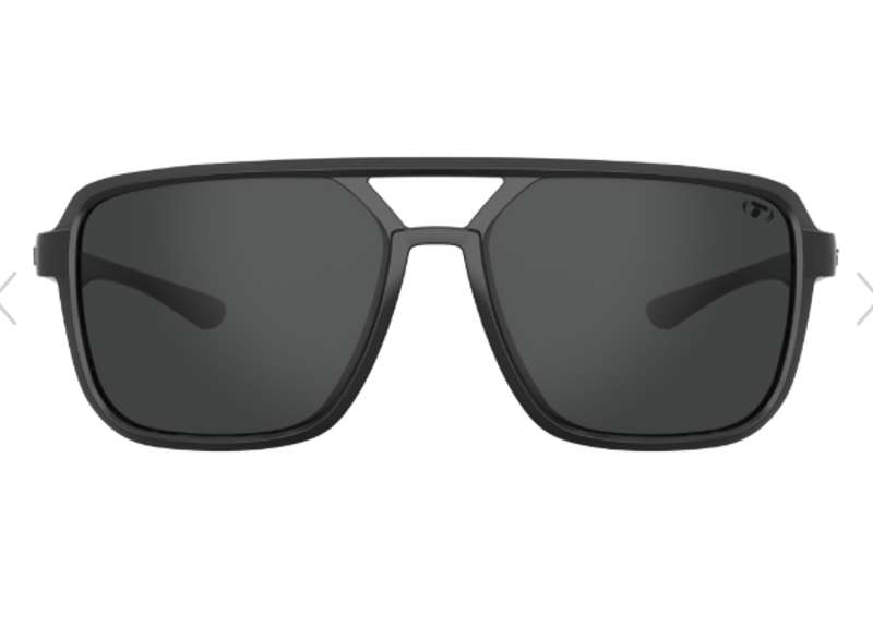 Tifosi Salto Single Lens Sunglasses In Blackout Smoke-1