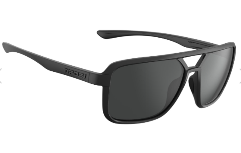 Tifosi Salto Single Lens Sunglasses In Blackout Smoke-2