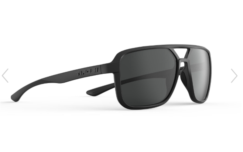 Tifosi Salto Single Lens Sunglasses In Blackout Smoke-4