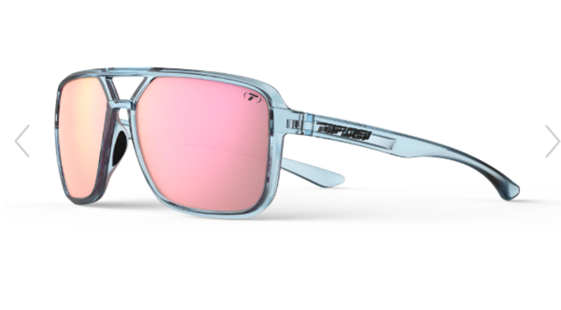 Tifosi Salto Single Lens Sunglasses In Blue Horizon Pink Mirror-3