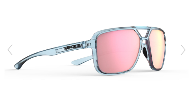 Tifosi Salto Single Lens Sunglasses In Blue Horizon Pink Mirror-4