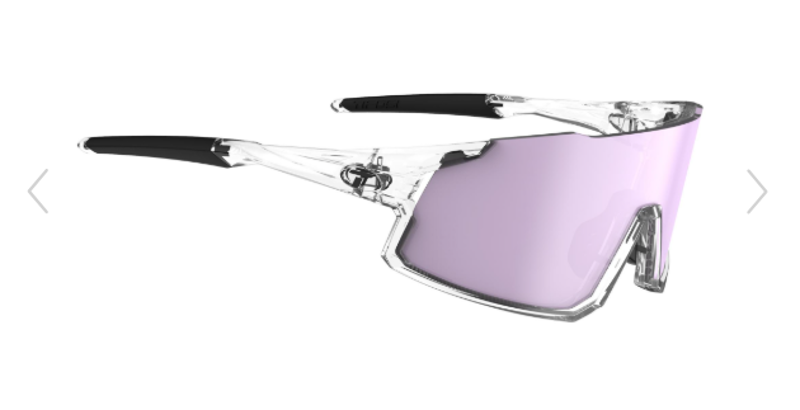 Tifosi Stash Interchangeable Lens Sunglasses In Crystal Clear-2