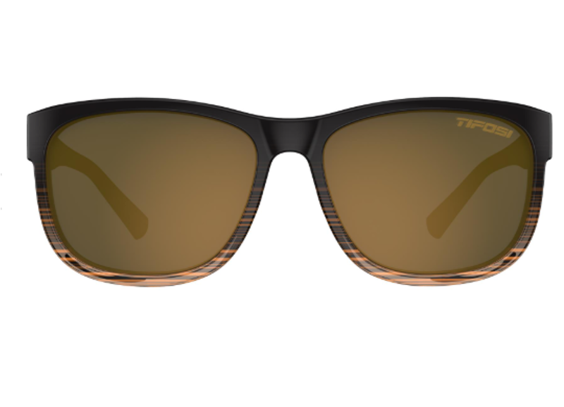 Tifosi Swank Xl Single Polarized Lens Sunglasses in Brown-1