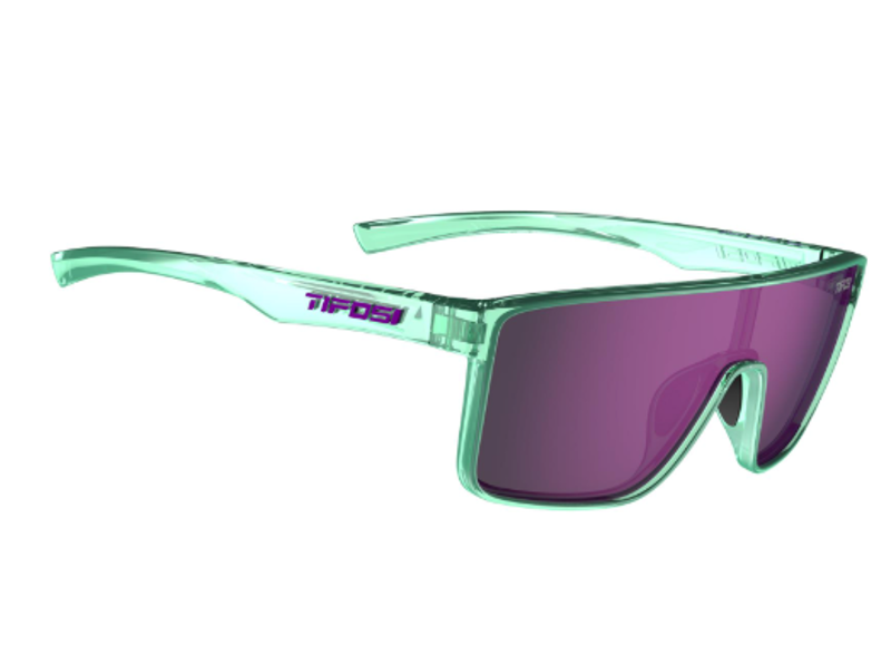 Tifosi Sanctum Single Lens Sunglasses in Aqua Shimmer-2