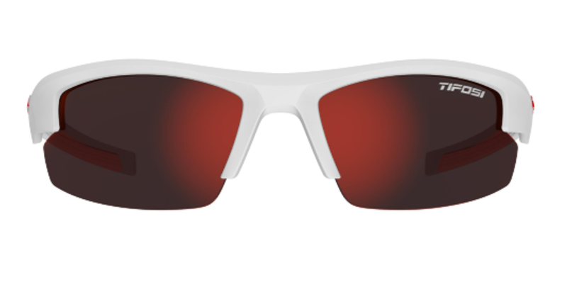 2021 Tifosi Shutout Single Lens Sunglasses in Red-1
