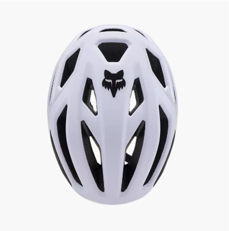 Fox Crossframe Pro Solids Helmet in White-2