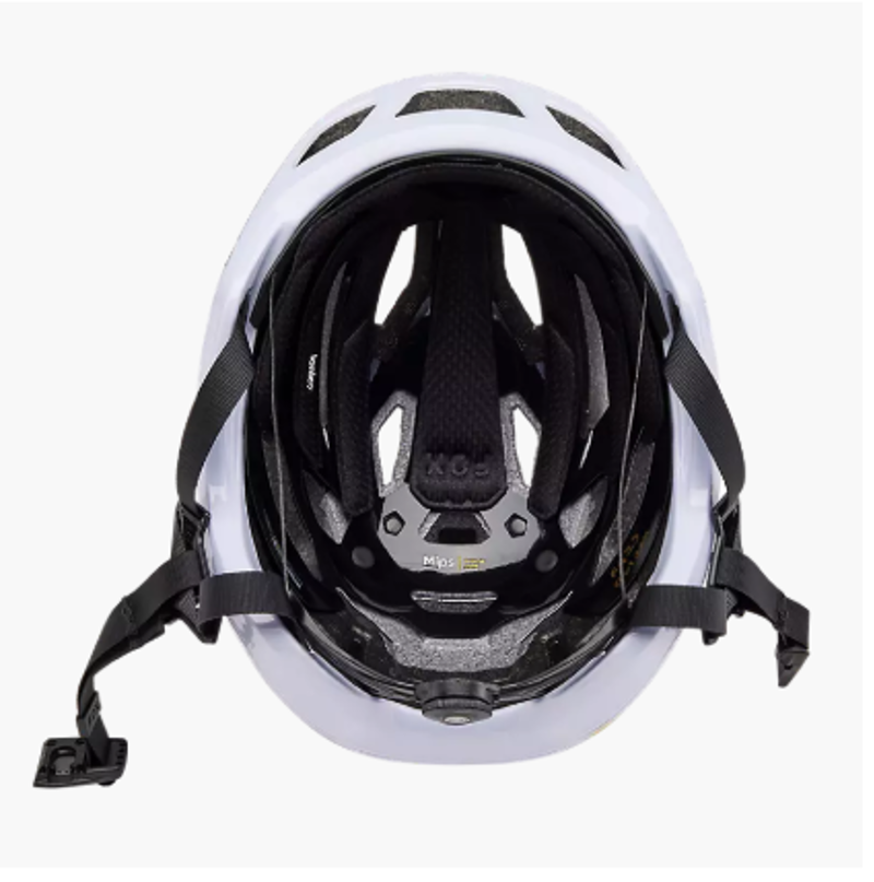 Fox Crossframe Pro Solids Helmet in White-4