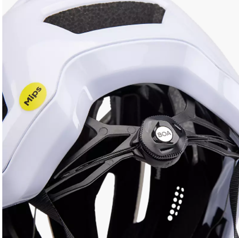 Fox Crossframe Pro Solids Helmet in White-5