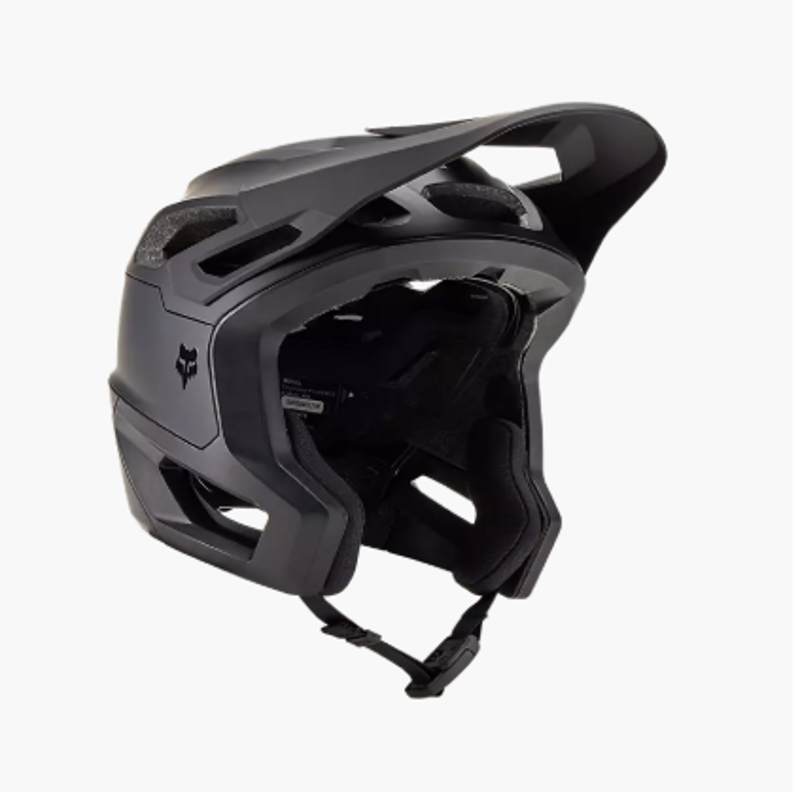 Fox Dropframe Pro Helmet in Matte Black-1