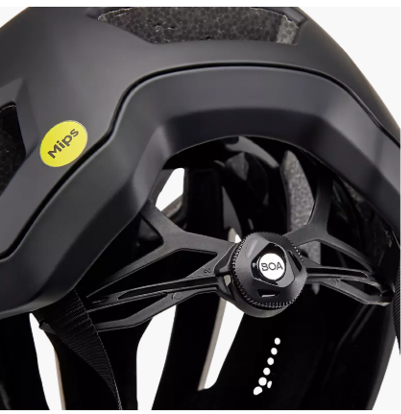 Fox Crossframe Pro Helmet in Matte Black-5