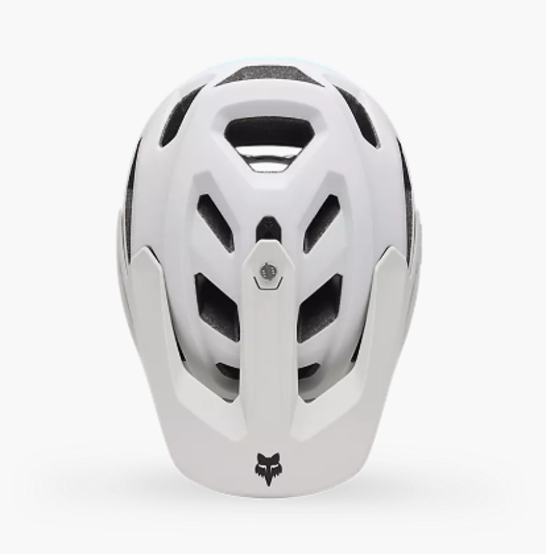 Fox Dropframe Pro Grid Helmet in Light Grey-3