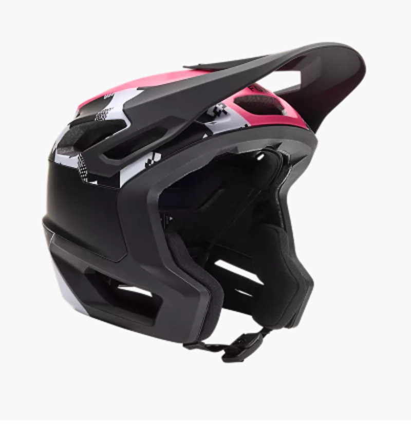 Fox Dropframe Pro Digi Image Helmet in Black/White-1