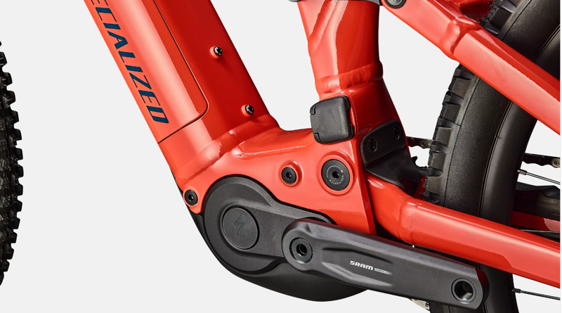 Specialized Turbo Levo 4 Full Suspension Alloy E-MTB in Gloss Deep Orange/Deep Lake-5