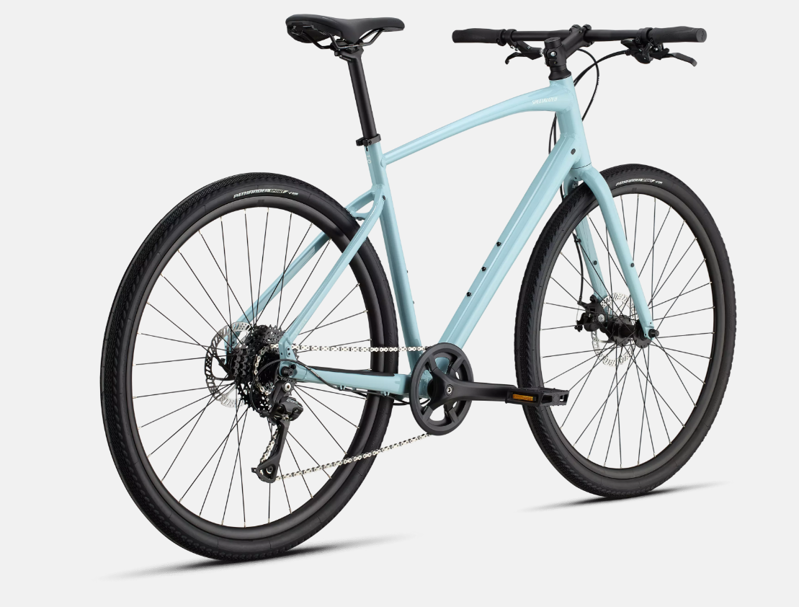 Specialized Sirrus X 1.0 Hybrid Bike In Sea Foam/Dune White-2