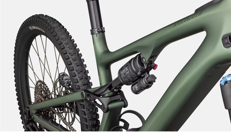Specialized Turbo Levo SL Comp Lightweight e-Mountain Bike in Cypress Metallic/Cypress/Dark Moss Green-5