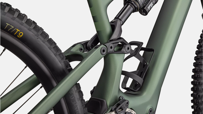 Specialized Turbo Levo SL Comp Lightweight e-Mountain Bike in Cypress Metallic/Cypress/Dark Moss Green-7