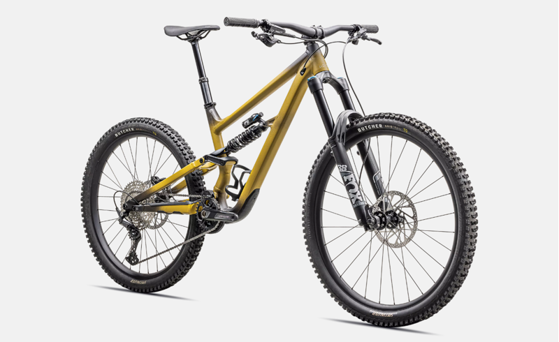 Specialized Status 2 170 Mountain Bike In Satin Harvest Gold Tint/Obsidian/Dune White-1