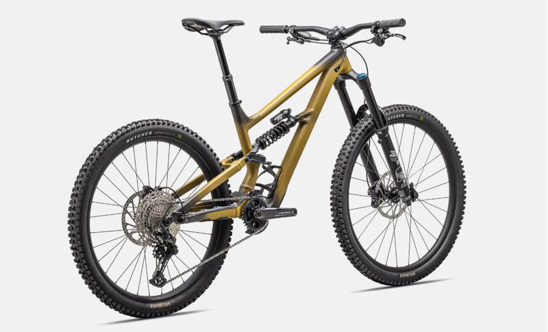 Specialized Status 2 170 Mountain Bike In Satin Harvest Gold Tint/Obsidian/Dune White-2