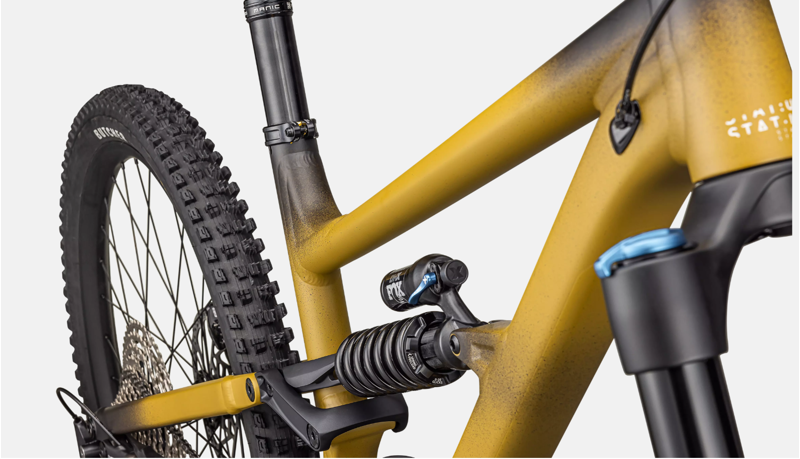 Specialized Status 2 170 Mountain Bike In Satin Harvest Gold Tint/Obsidian/Dune White-4