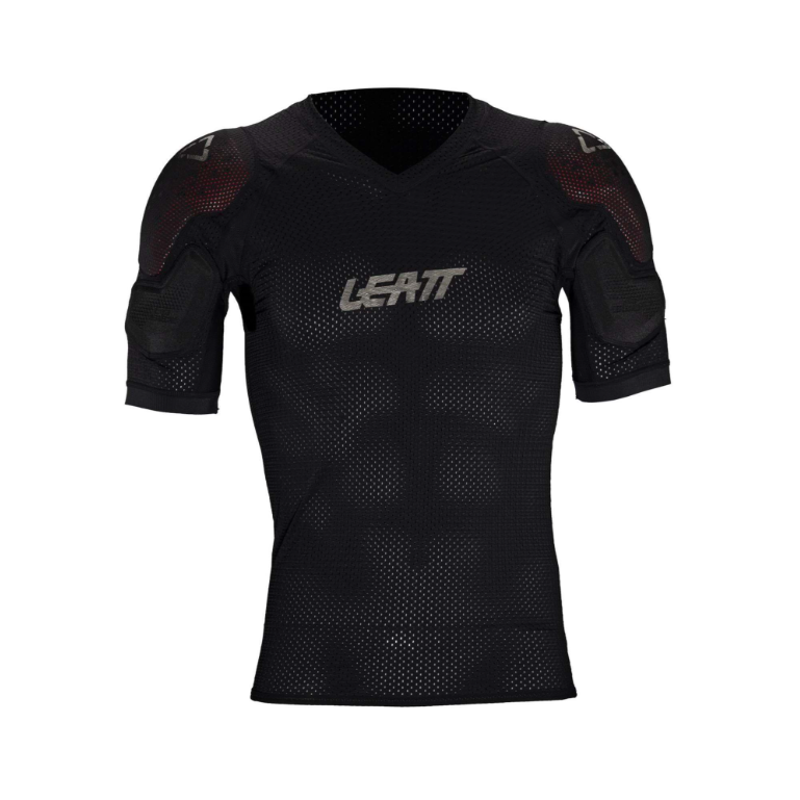 Leatt 3DF AirFit Lite Evo Shoulder Tee 2025: BLACK-1
