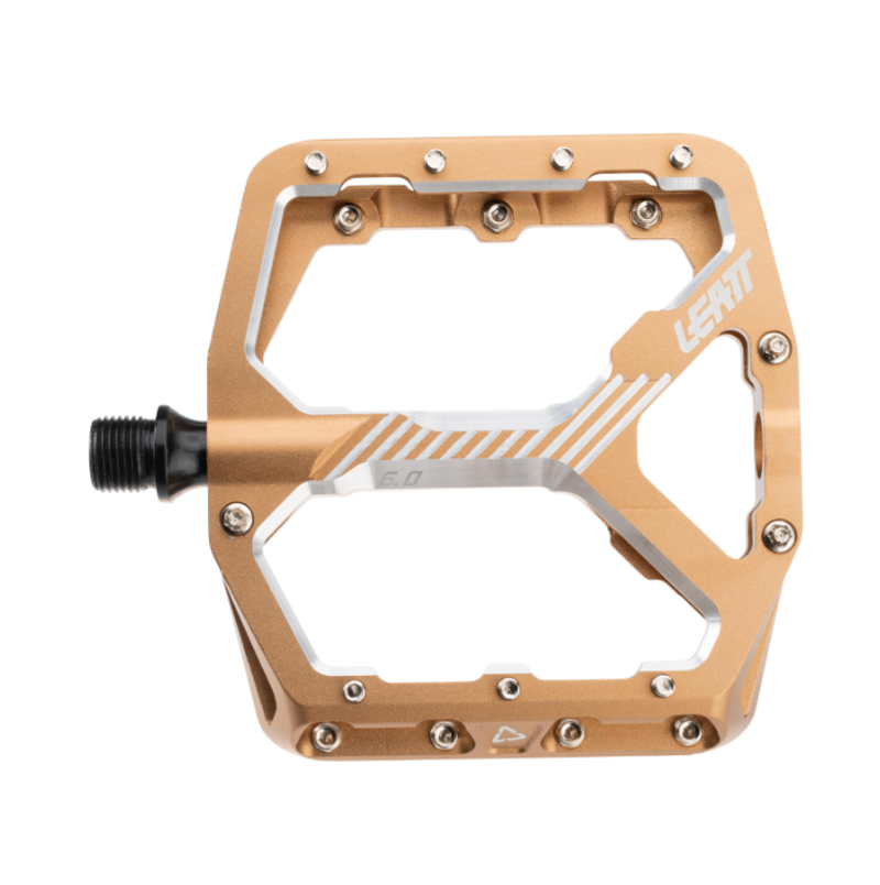 Leatt All Mountain 6.0 Flat Wide And Narrow Pedals In Bronze-1