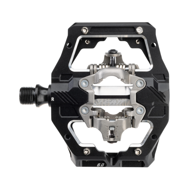 Leatt Gravity 6.0 Pedals 2025: BLACK 110x88mm-1