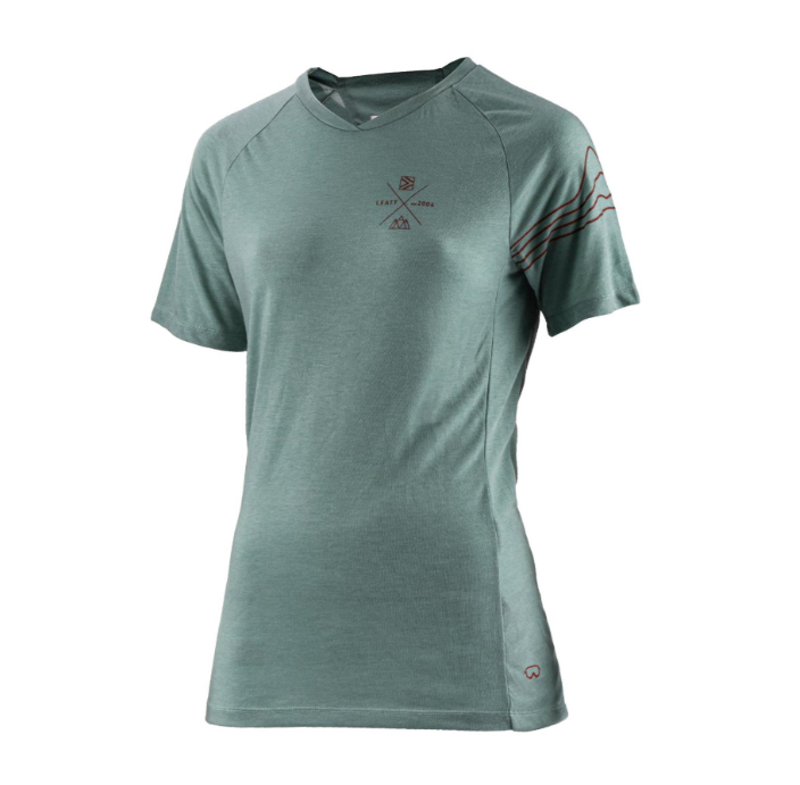 Leatt Women's MTB All Mountain 2.0 Jersey in Pistachio-1