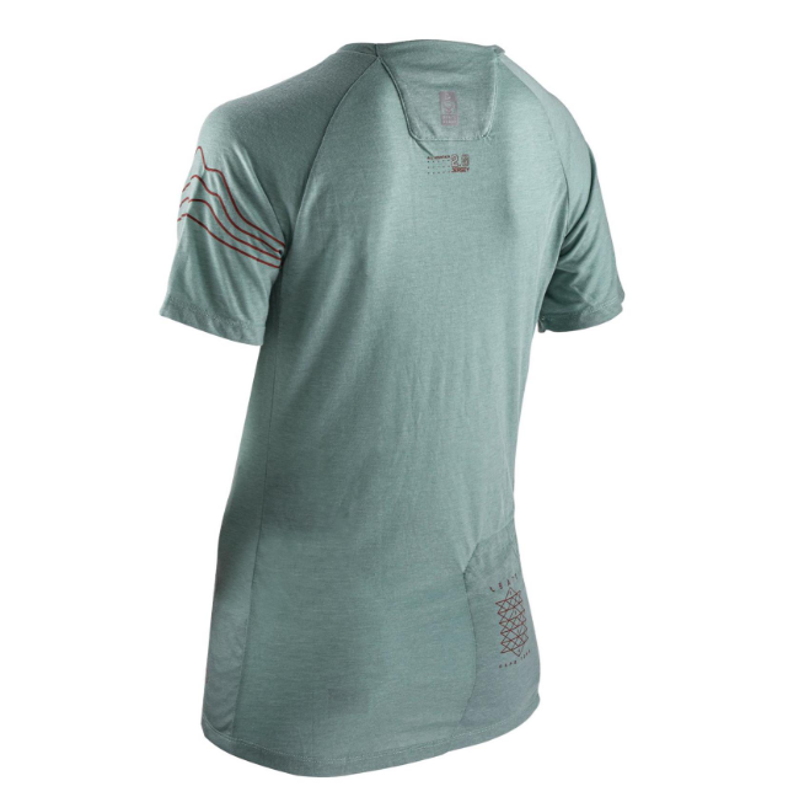 Leatt Women's MTB All Mountain 2.0 Jersey in Pistachio-2