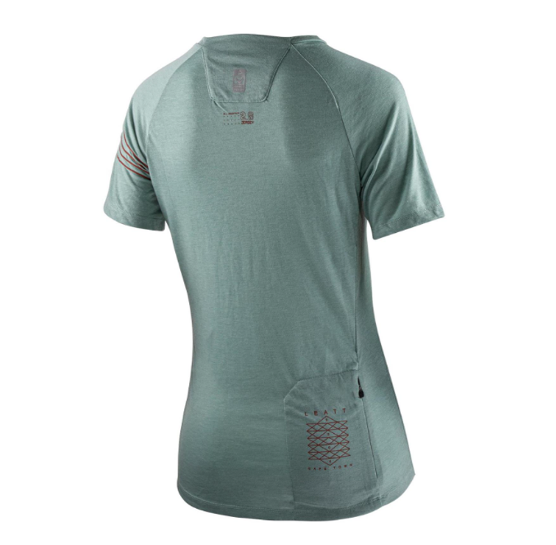 Leatt Women's MTB All Mountain 2.0 Jersey in Pistachio-3