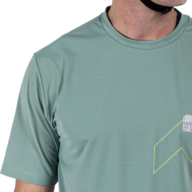 Leatt Trail X-Flow 1.0 MTB Jersey 2025: PISTACHIO-6