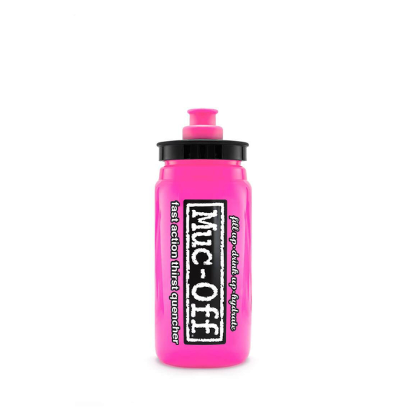 Muc-Off Pink Custom Fly Water Bottle 550ml-2