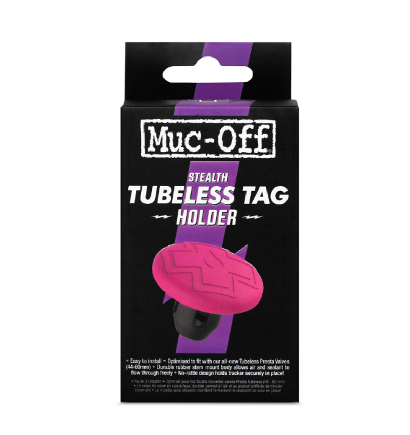 Muc-Off Tubeless Tag Holder Black / Pink