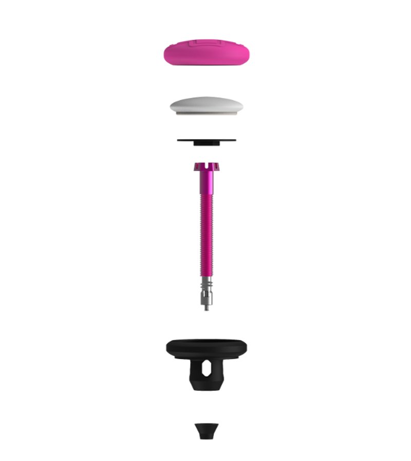 Muc-Off Tubeless Tag Holder Black / Pink-5