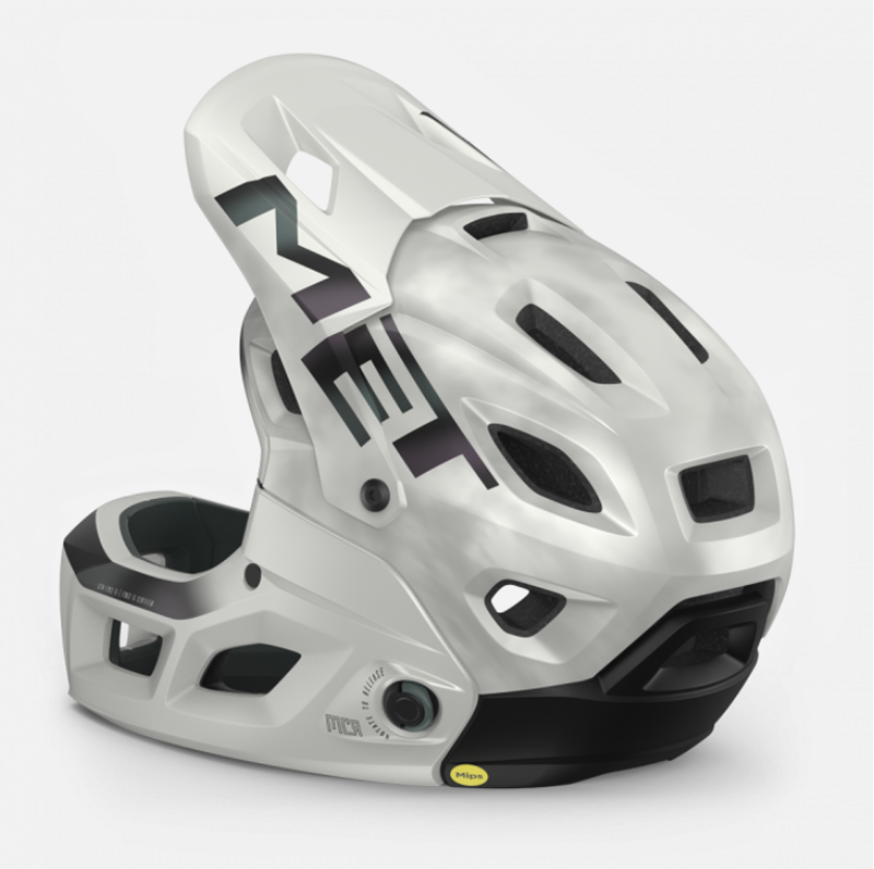 Met Parachute MCR MIPS Helmet in White-2